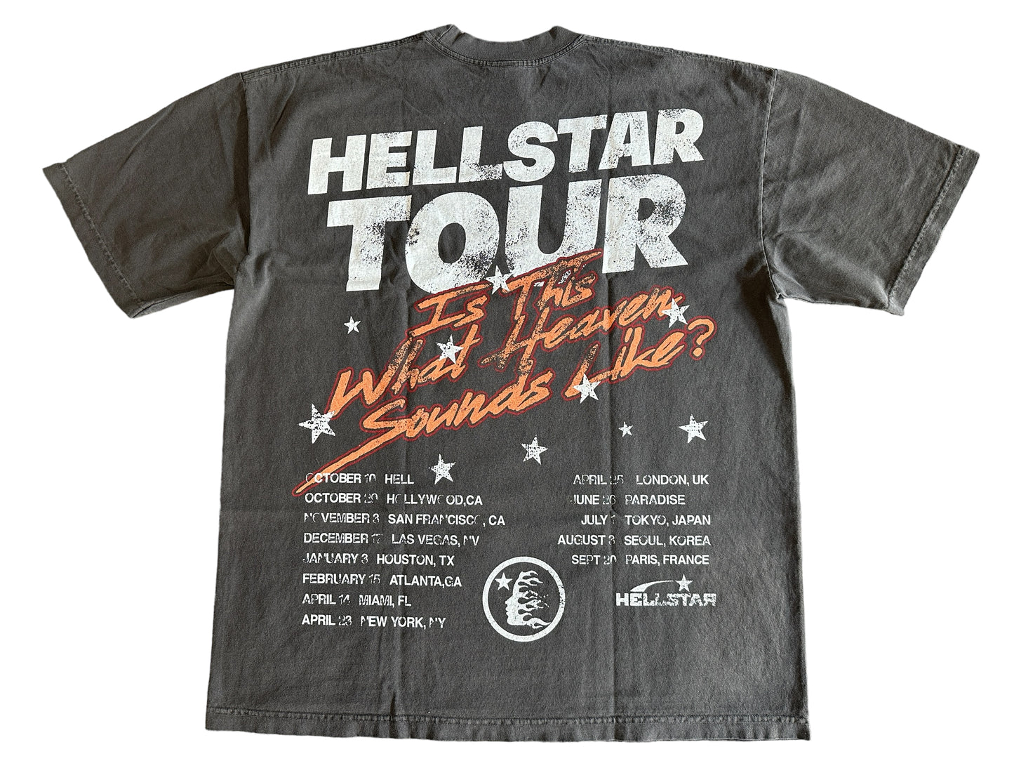 Hellstar Studios Biker Tour Short Sleeve Tee Shirt Black