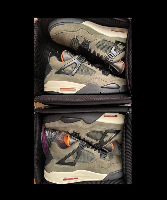 Acquiring 2 pairs of Air Jordan 4 Undefeated’s
