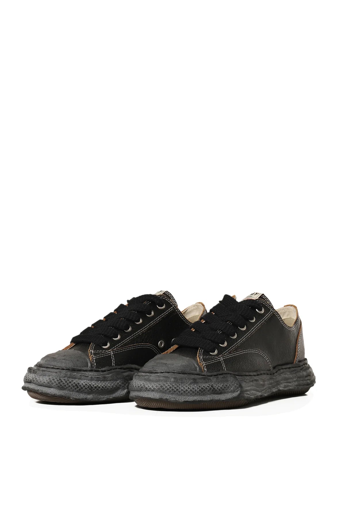 Maison Mihara Peterson 23 Low Cracking Leather (BLACK)