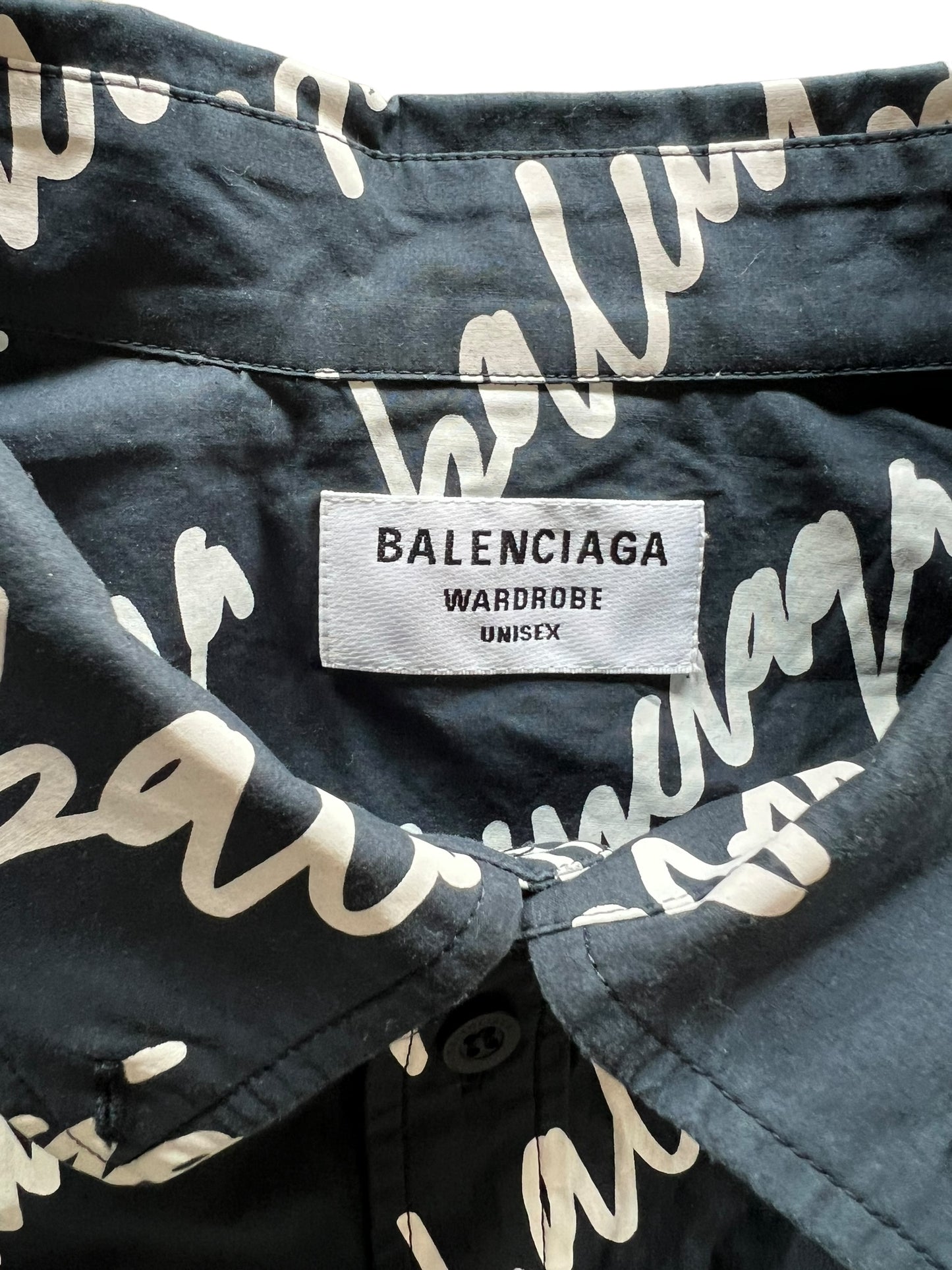 Balenciaga All Over Shirt pre-owned size Small