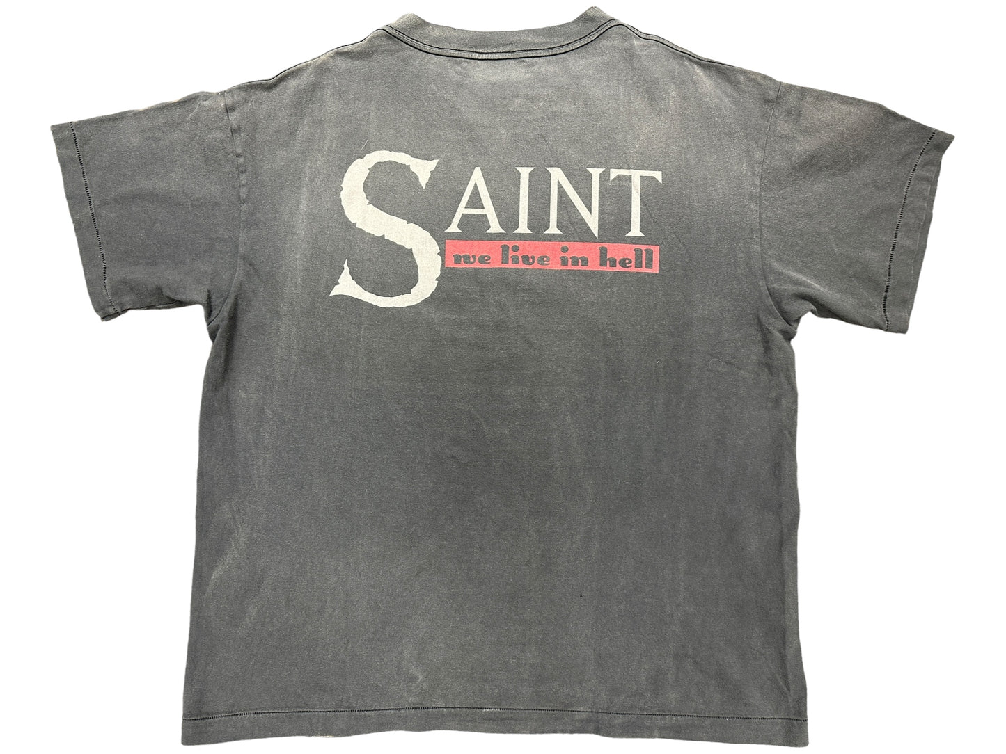 Saint Michael We Live in Hell T-Shirt Size XL New