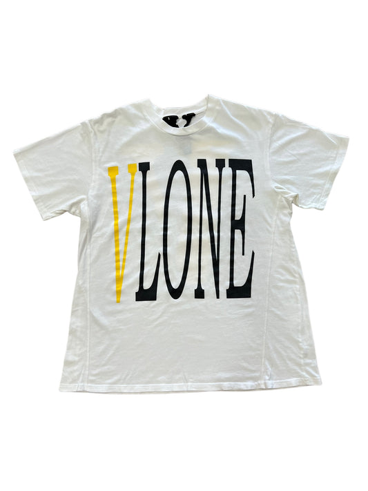 Vlone Yellow Staple tee size L pre-owned