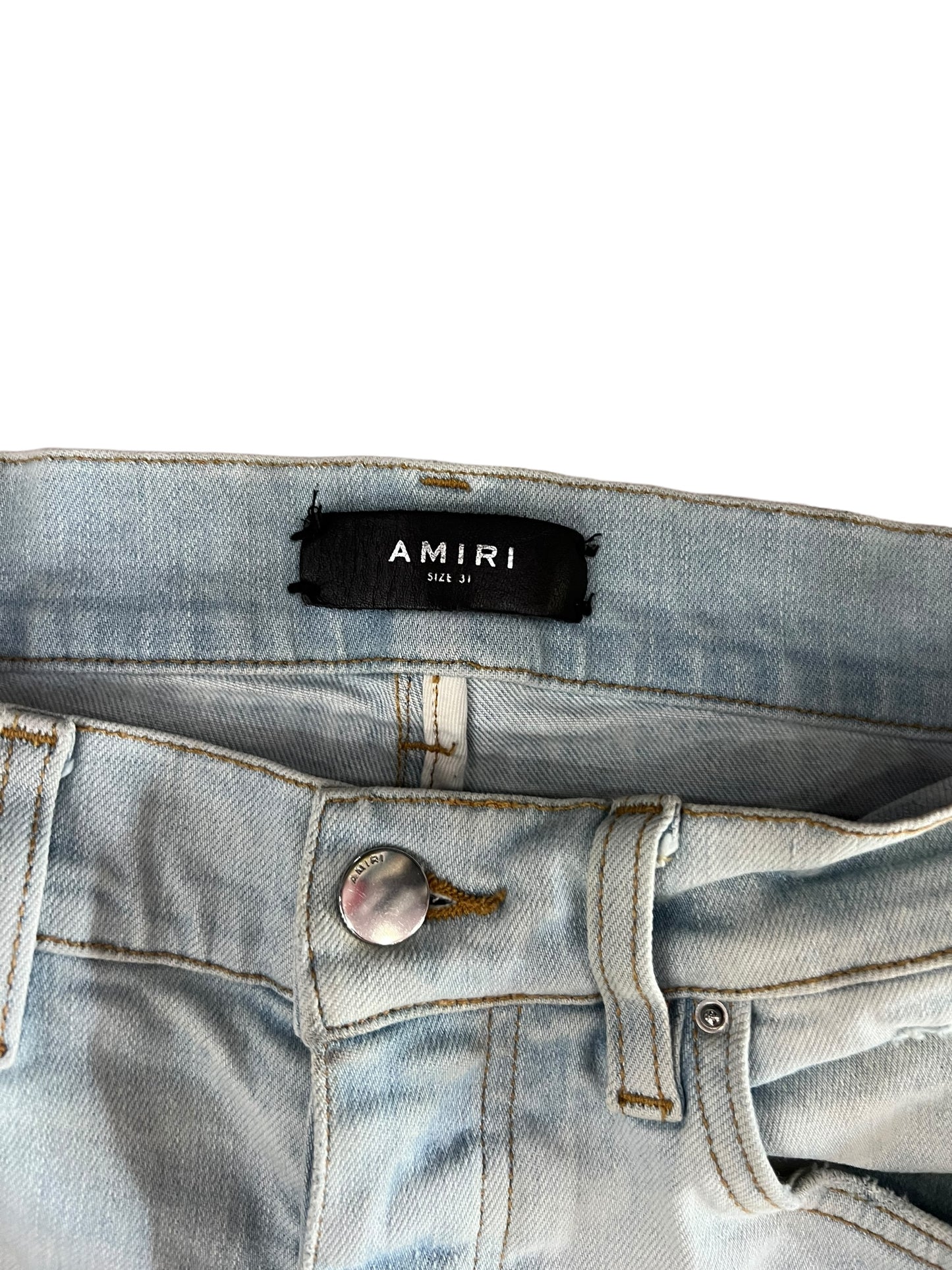 Amiri Blue Stack Jeans size 31 pre-owned