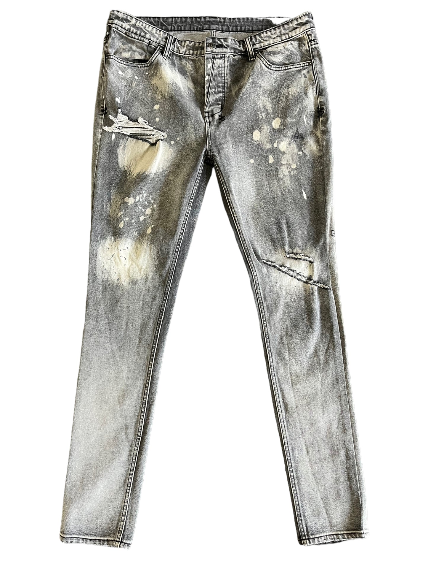 Ksubi Dark Grey Jeans Size 36 Pre-owned