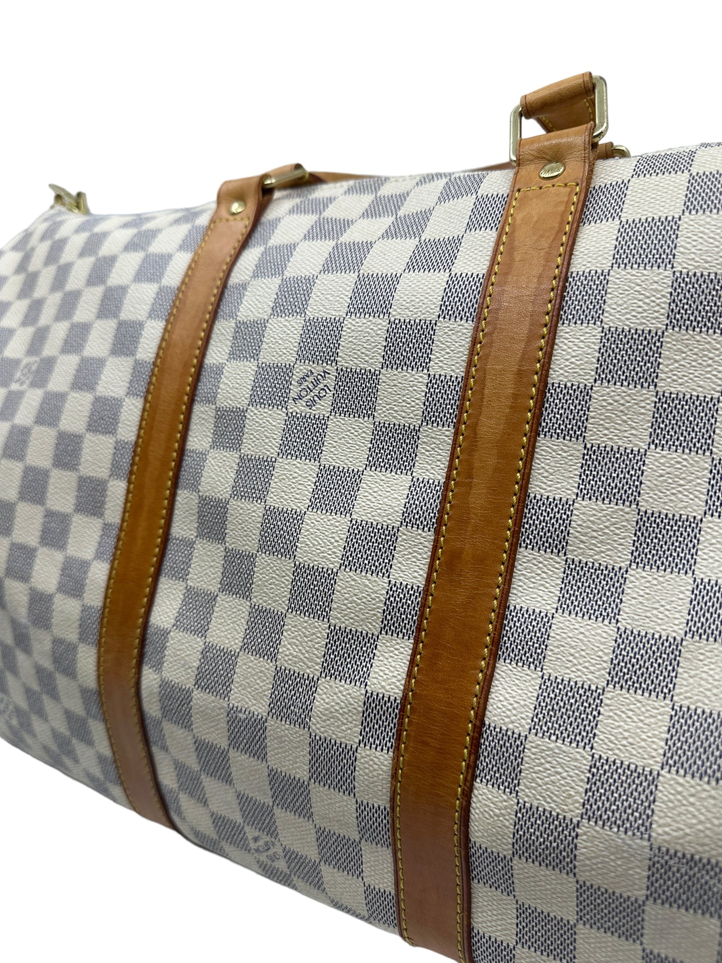 Louis Vuitton Damier Azur Keepall Bandouliere 55 Pre-owned