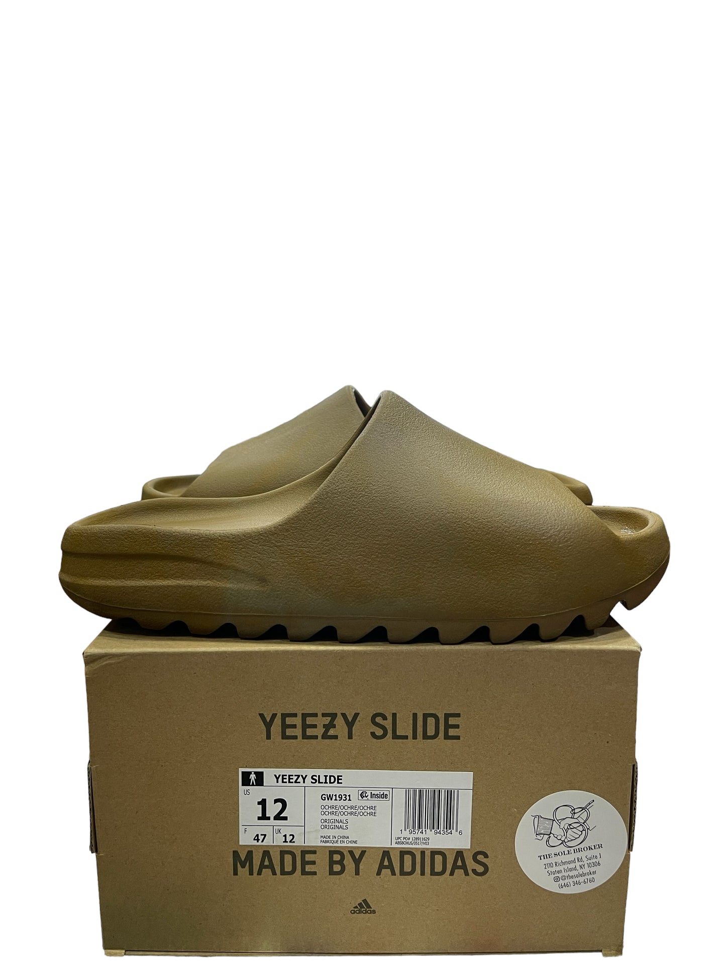 Yeezy Slide Ochre Size 12 Pre-owned