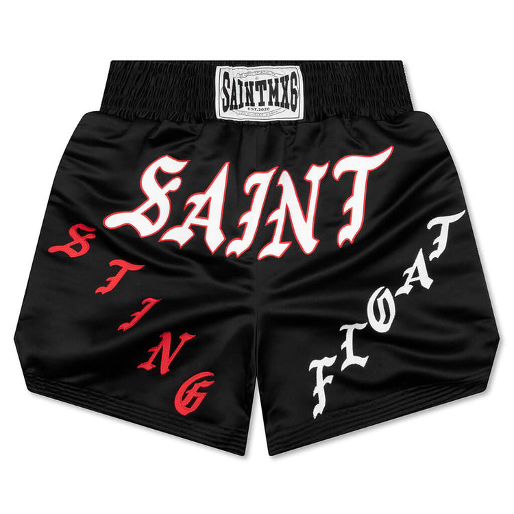 Saint Mxxxxxx Boxing Shorts
Black