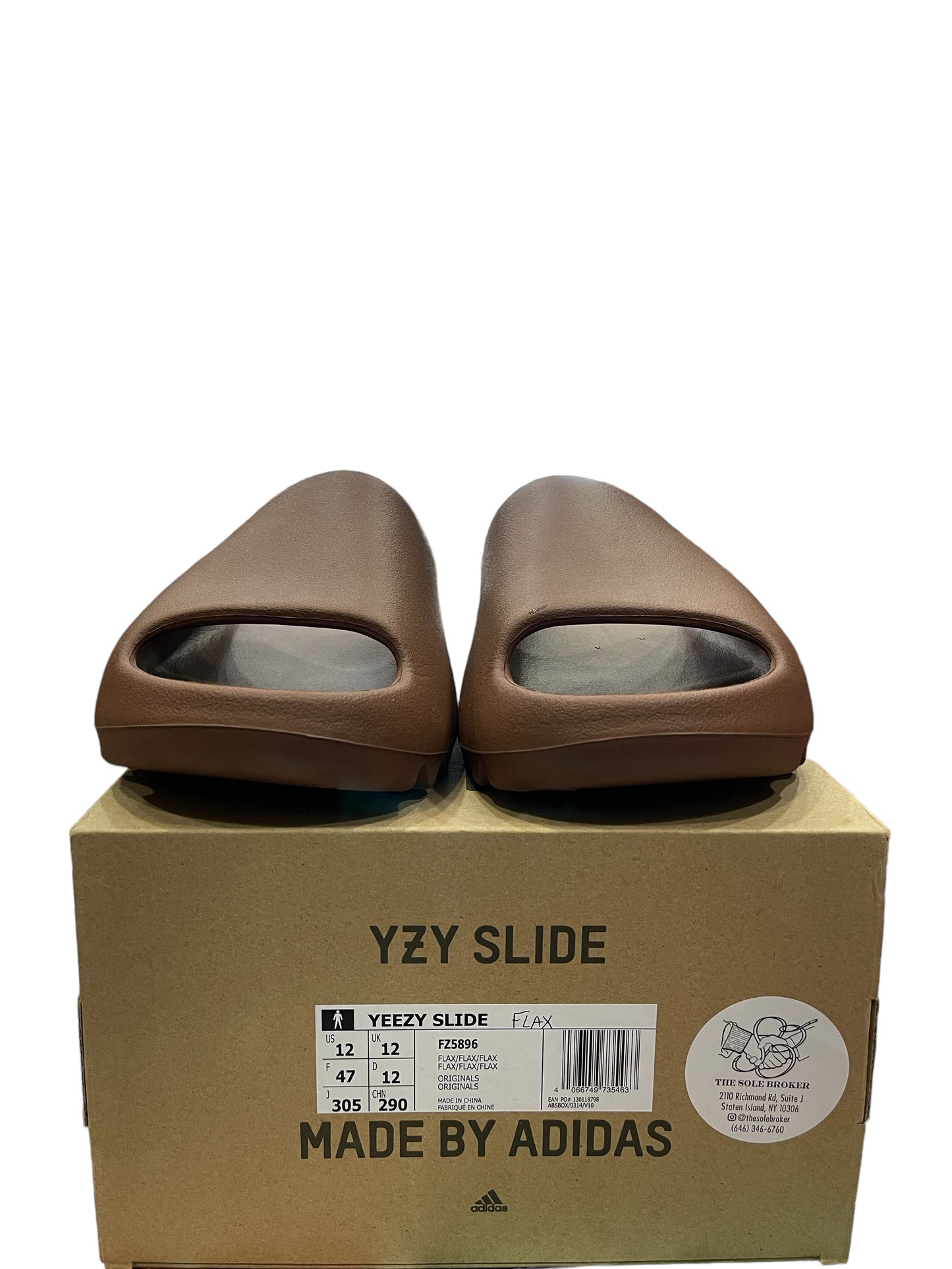 Yeezy Slide Flax Size 12 Pre-owned