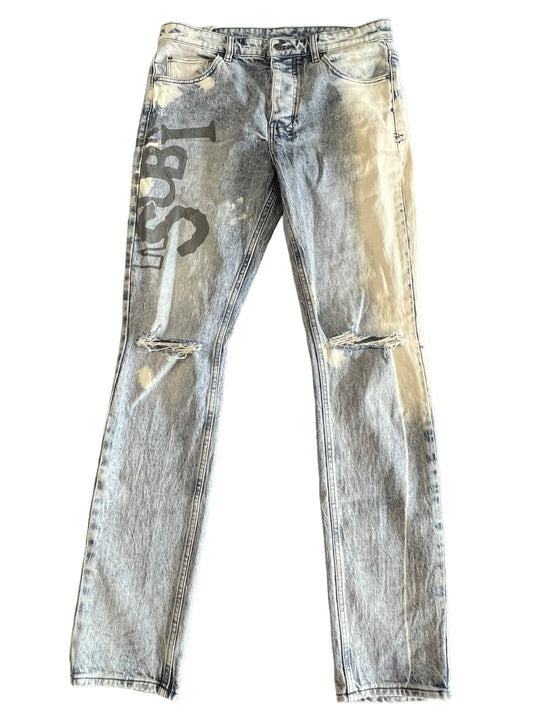 Ksubi low rise slim fit jeans size 34 pre-owned