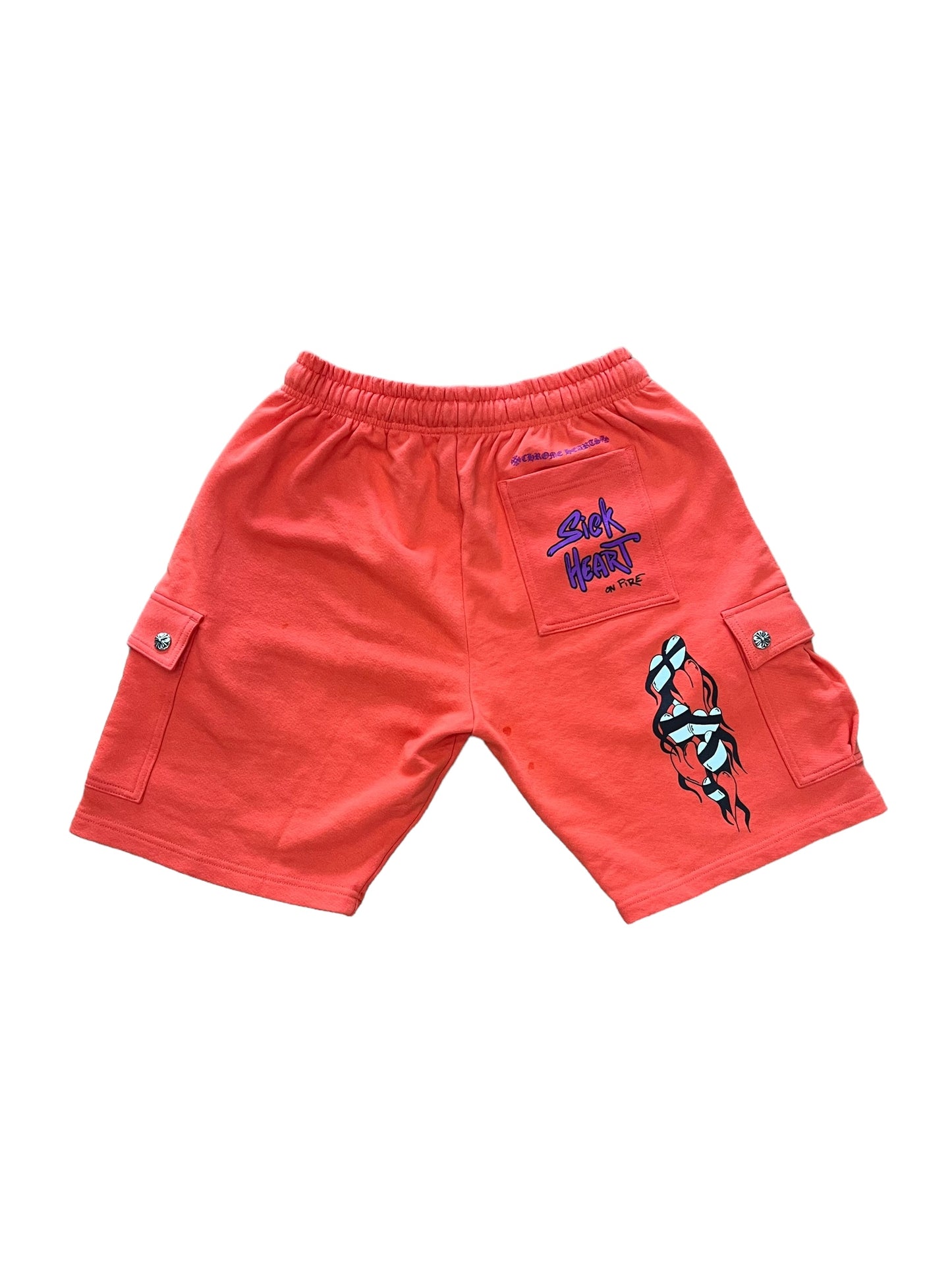 Chrome Hearts Matty Boy Spark Cargo Sweat Shorts size L new