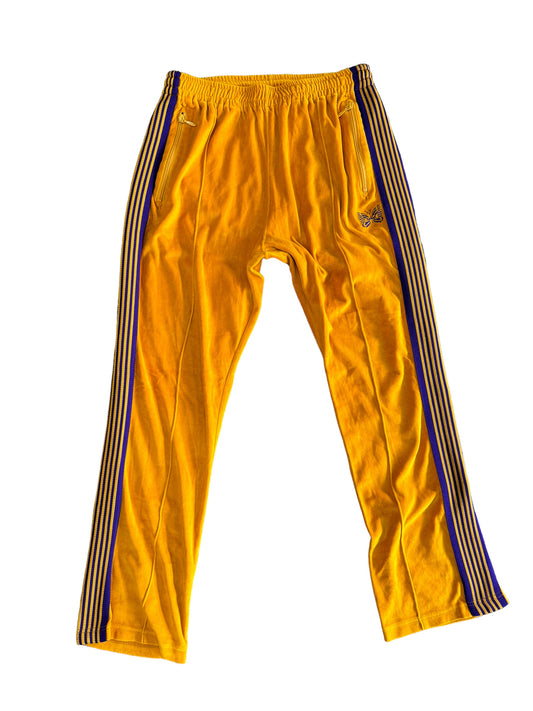 Needles Velour Trackpants Yellow/ Purple Size L Pre-Owned