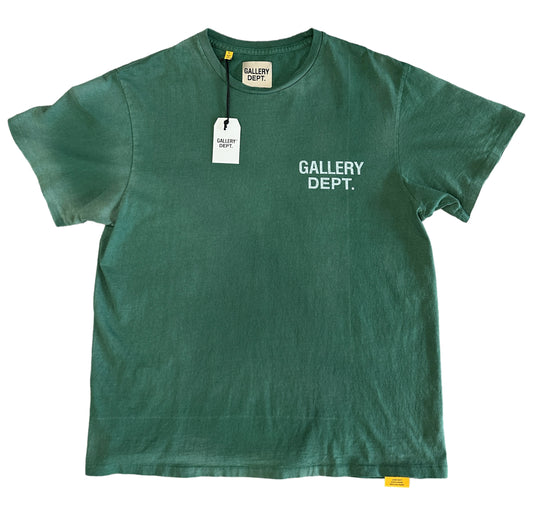Gallery Dept. Vintage Logo Tee Hunt Green Size L New
