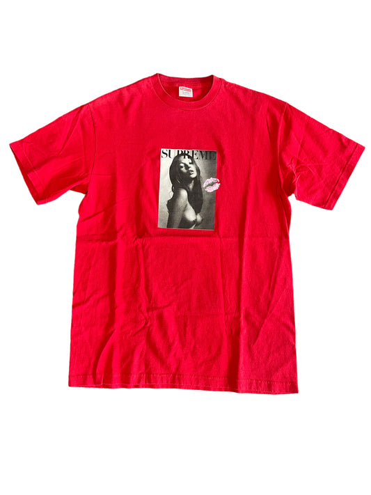Supreme Kate Moss Tee S/S 2005 Red Size L Pre-owned